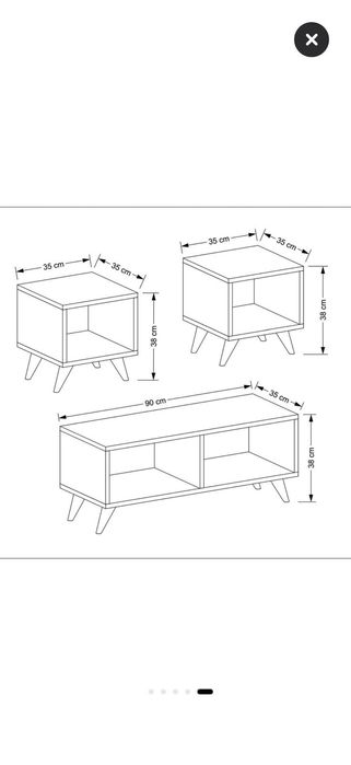 Comoda TV - 3 corpuri