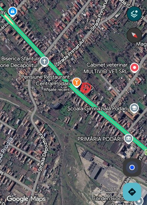Casa cu beci, la strada principla in Podari, 4,5 km de Craiova