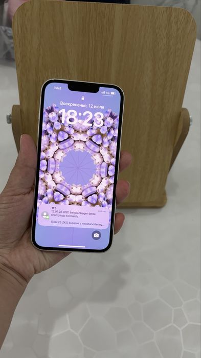 Iphone 13.  128ГБ. Зарядка 80%