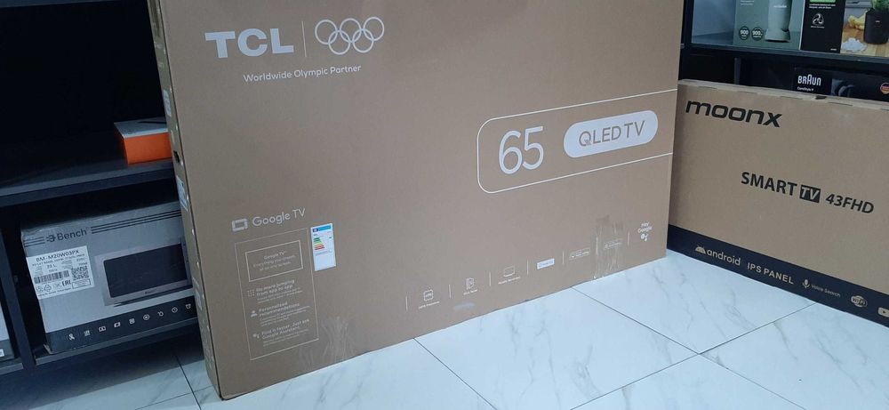Телевизор TCL 65 T6D QLED Google Tv Гарантия Оптом Доставка Бесплатно