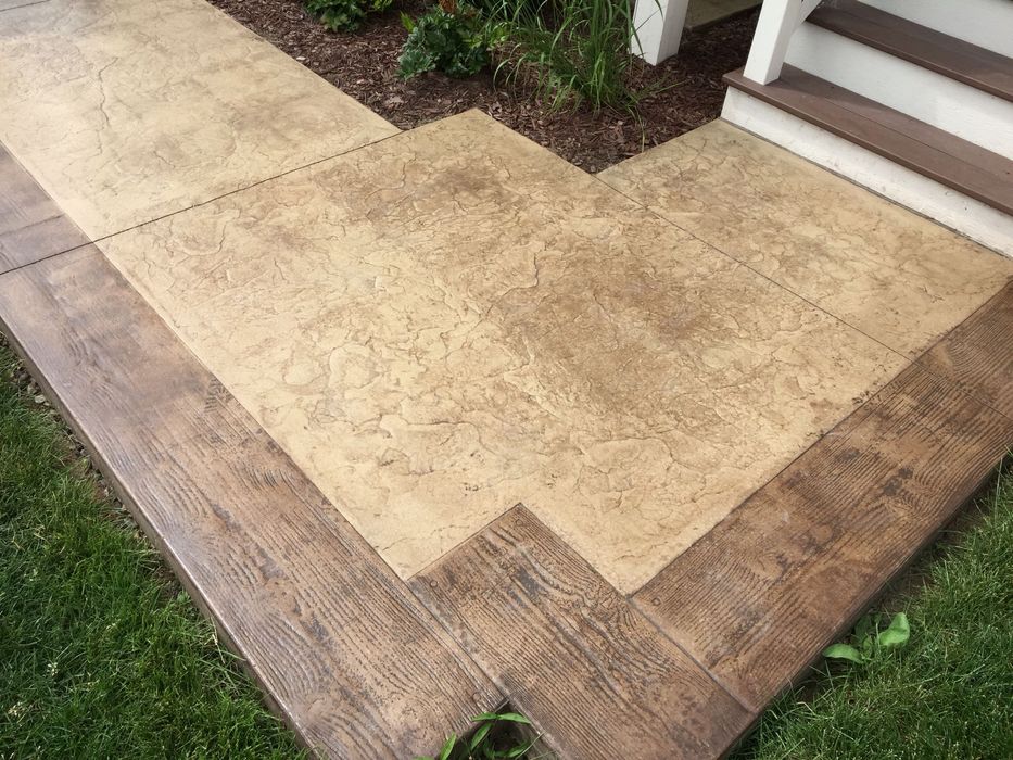 Щампован Бетон , Шлайфан бетон, Индустриални подове