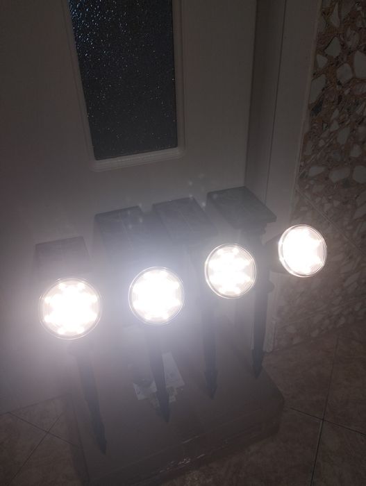 Set 4 sporuri solare gradina led