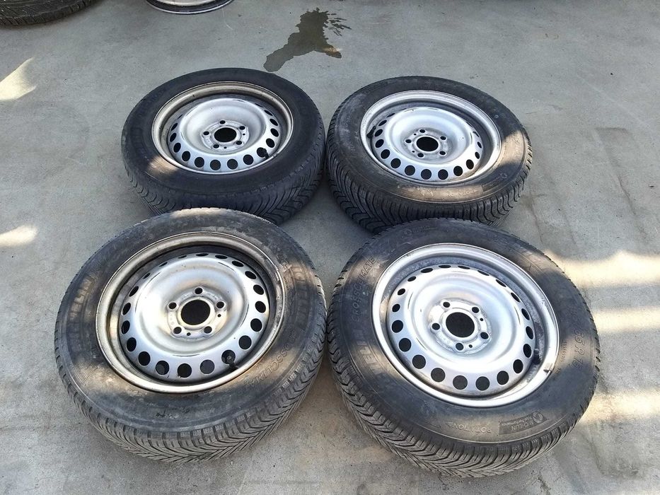 Set jante tabla cu anvelope r15 m+s michelin 185/65r15 renault express 2022 5232r 5262r