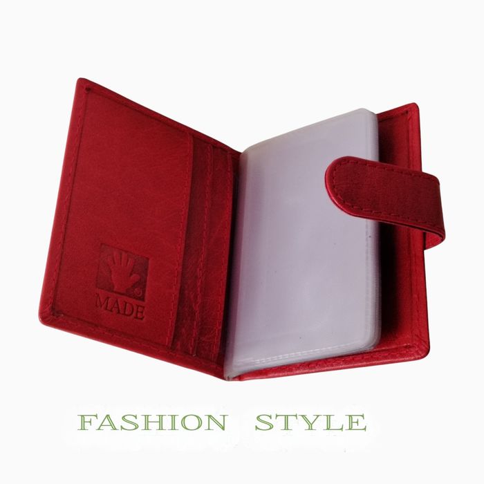 Калъф за документи от естествена кожа