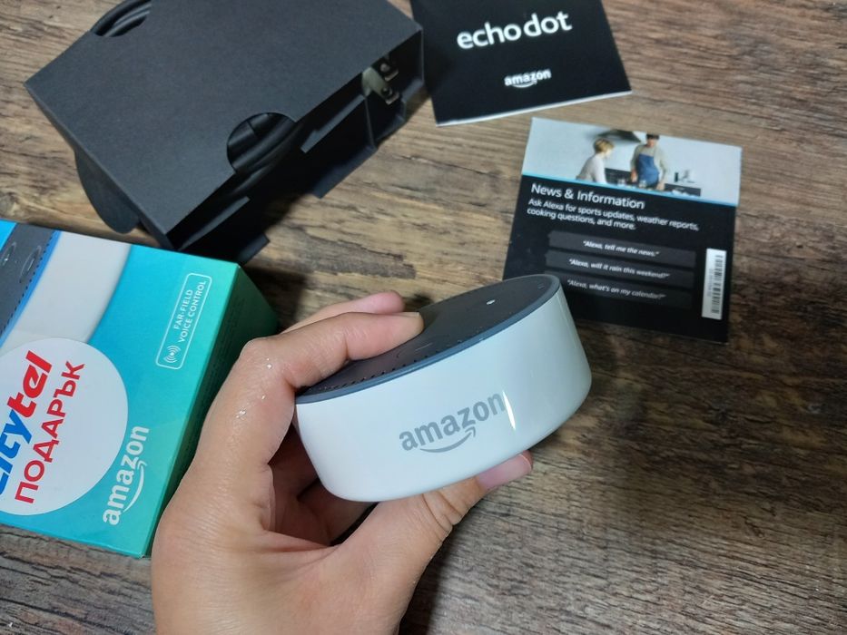 НОВА Amazon echo dot 2 блутут wi-fi колонка