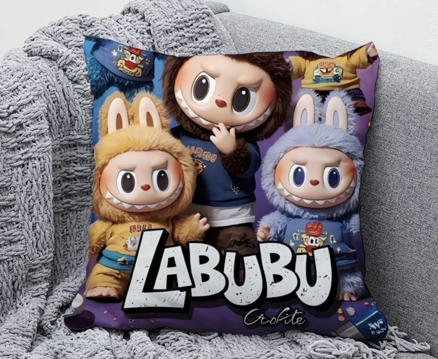 Декоративные подушки Лабубу