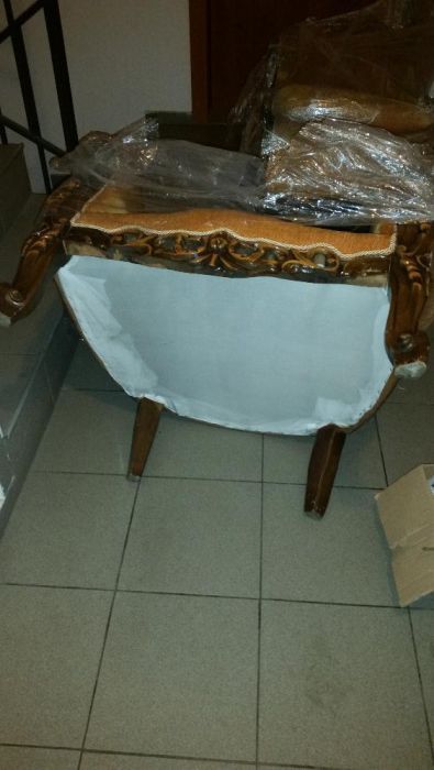 Холова гарнитура от бароков диван с 4 барокови кресла