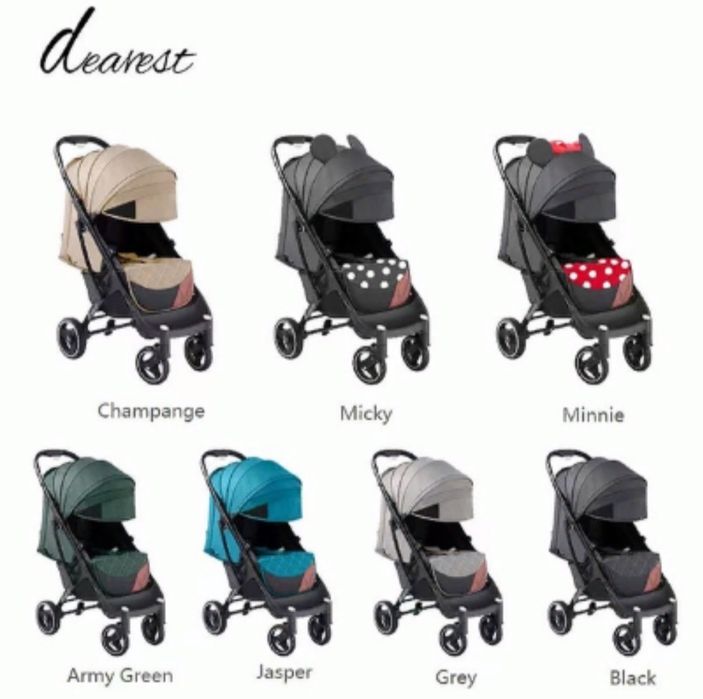 Детская прогулочная коляска Dearest 718 - обновленная модель