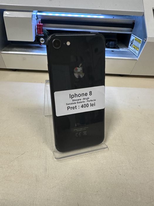 Iphone 8 / 64 gb / garantie / folie sticla cadou