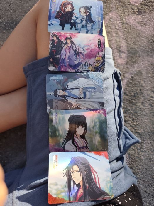 Set 5 Carduri Mo Dao Zu Shi (MDZS) – Carduri Colecție Anime