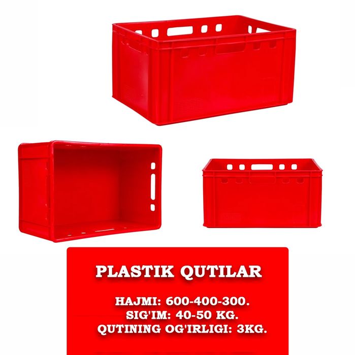 Yashik sifatli plastikdan