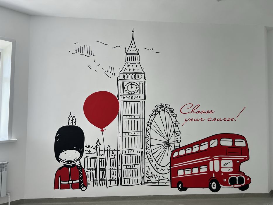 Роспись стен, картины и муралы