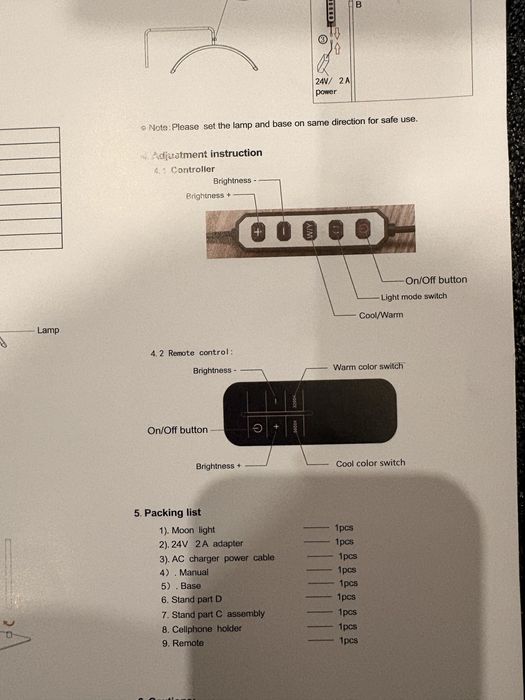 Лампа луна/козметична лампа/лампа за миглопластика