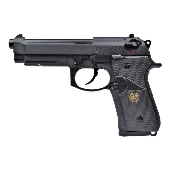 Pistol  Beretta M9A1 marca W E  CO2  BlowBack airsoft