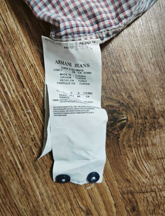 Armani Jeans Оригинална мъжка риза размер L