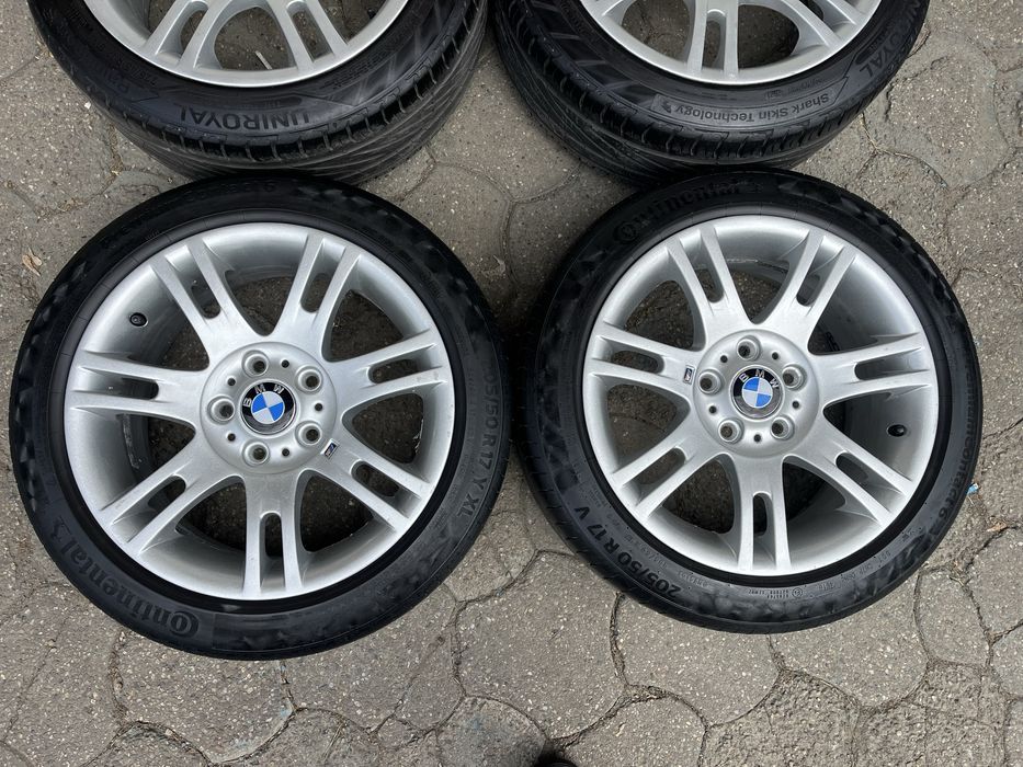 Jante aliaj 5x120mm, anvelope vara 205/50 R17, 225/45 R17 BMW E81, E87, F20, E46 E36