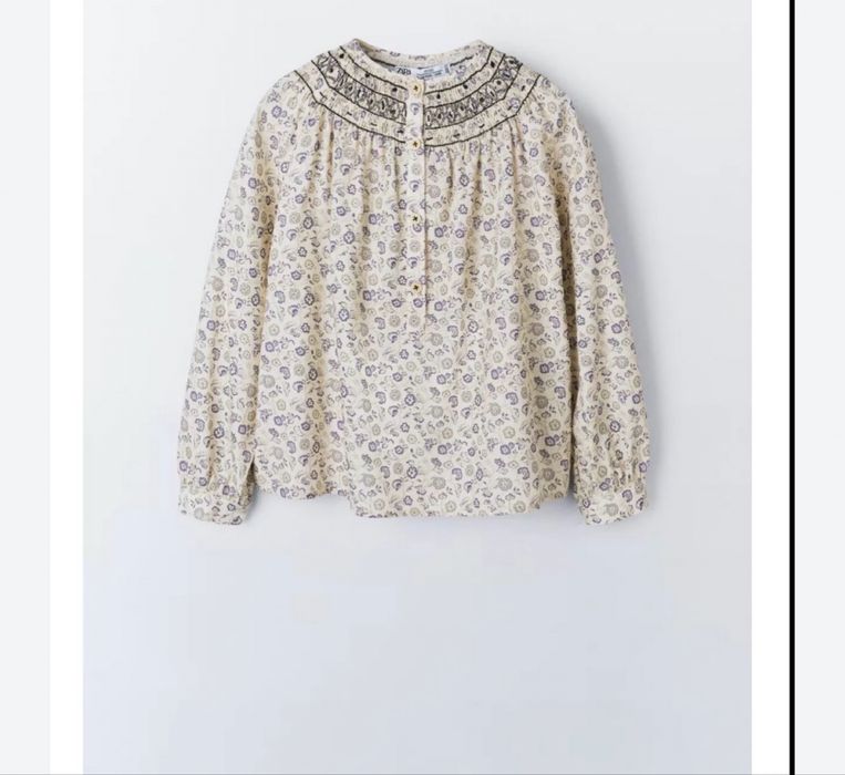 Новая рубашка zara 6 лет