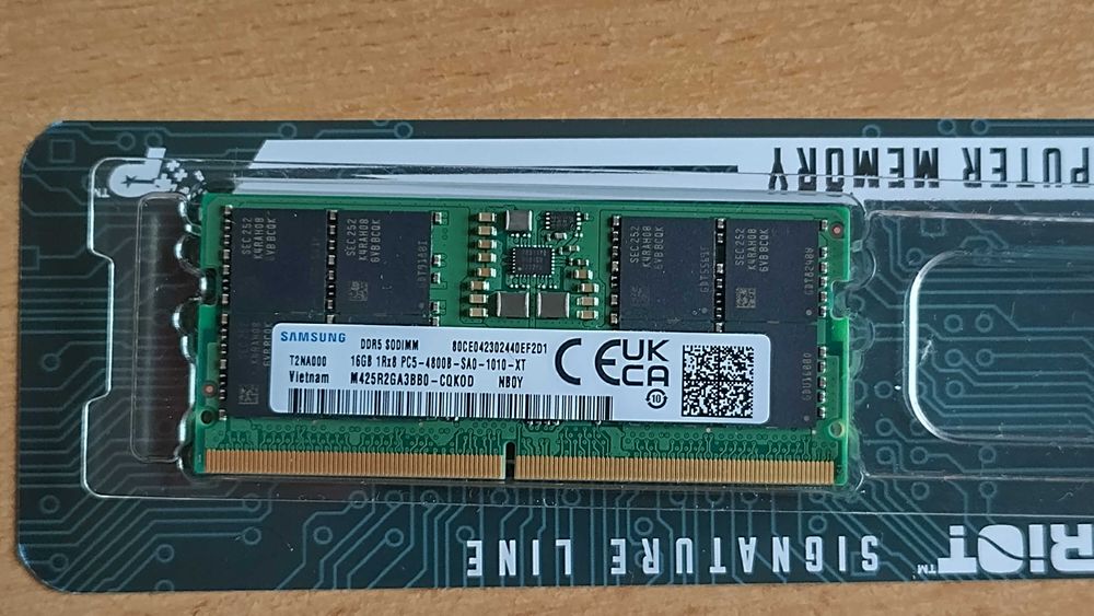 Samsung DDR5 SO-DIMM 16GB 4800MHz (2 бр.)