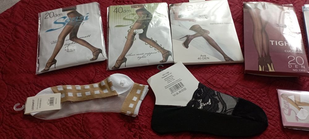 Чорапогащници, чорапи, потниче и боди