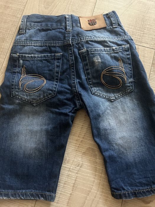 Къси дънкови панталонки за момче на DSQUARED и ФК”Барселона”