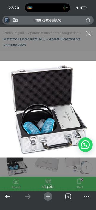 Aparat biorezonanta MetaHunter 4025 NLS