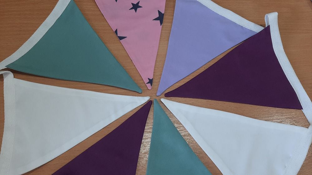 Флажки тканевые.