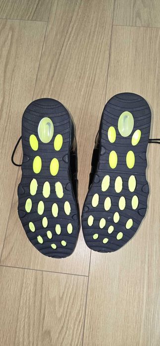 Nike Air Max Uptempo 95 Black Volt CK0892-001 Originali 45.5