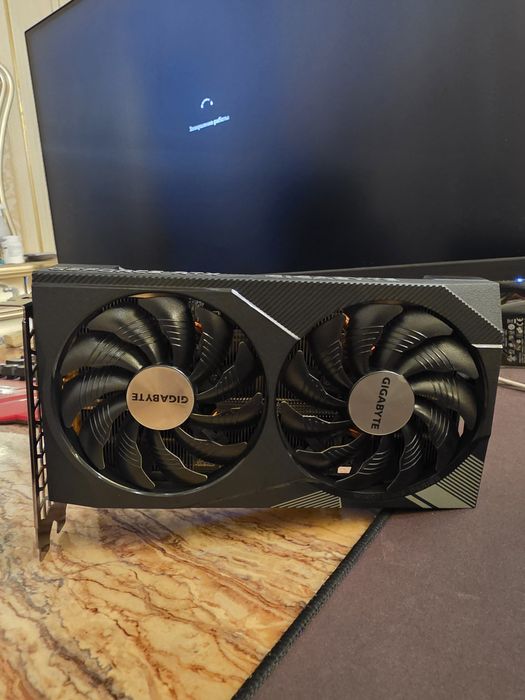 Видеокарта RTX gigabyte 3060 ti 8 гб