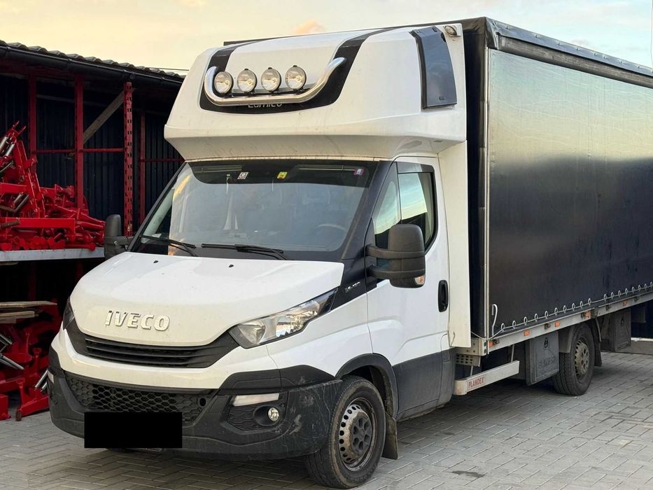 Iveco Dily 35S18, prelata, 2019, cabina, sirocou
