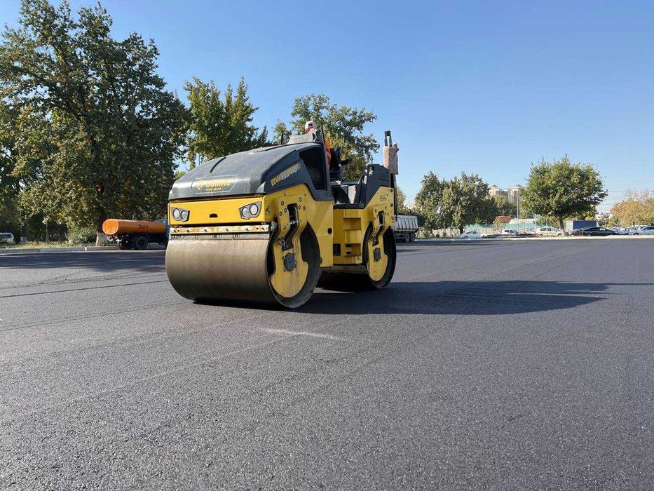 Асфальтирование дорог. Благоустройство территорий качественно