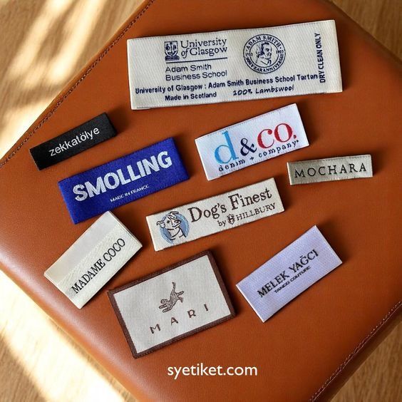 Kiyim uchun etiketka /Birka/Jakkard/Emblema/Aksessuar/Toqima