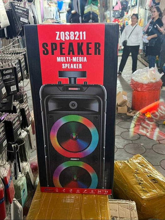 Караоке колонка с микрафоном