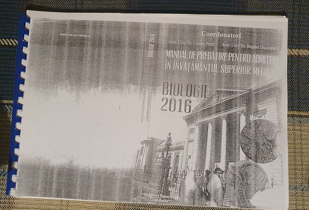 Cărți grile admitere biologie UMFCD