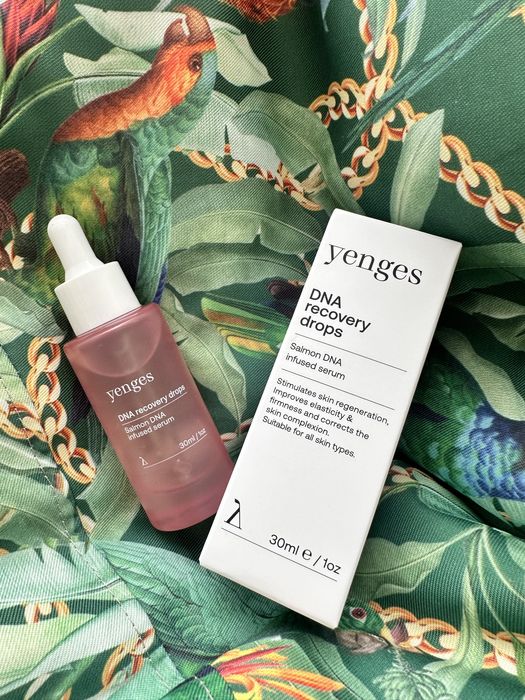 Yenges серум Salmon DNA Recovery Drops + Подарък шийт маска за лице