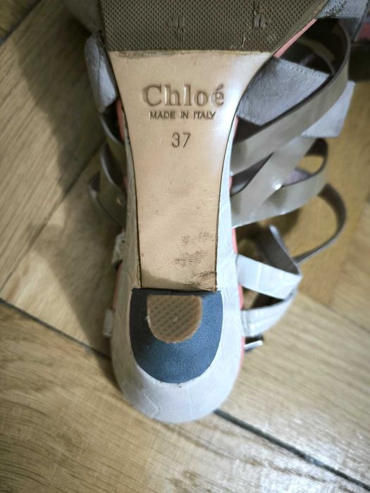 CHLOÉ sandale DESIGNER brand: kitten heel 37 minunate