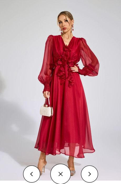 Рокля (червена) официална