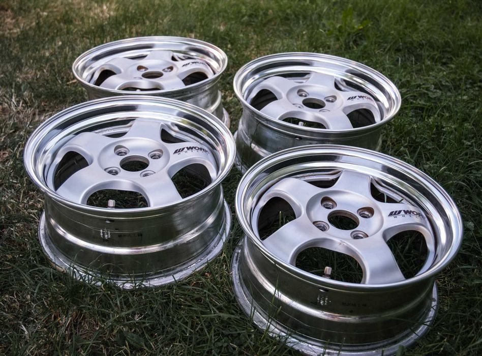 Jante JDM Work Meister S1 2p 15 4x100 (Work Advan SSR Enkei BBS)