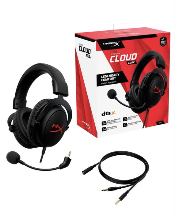 Игровая гарнитура HyperX Cloud Core DTS, Black (4P4F2AA)