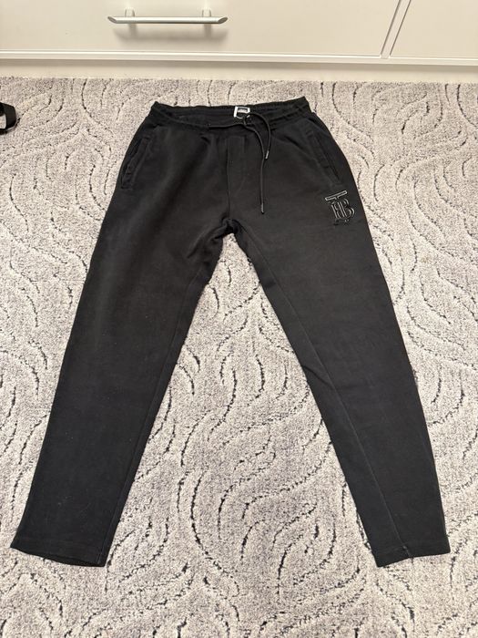 Pantaloni burberry negri
