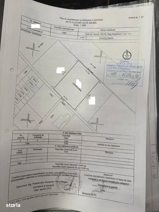 Teren Case Individuale sau Duplexuri Oportunitate Padurea Cernica 300m