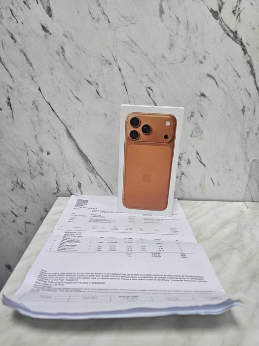 iPhone 17 Pro Max 256GB Cosmic Orange SIGILAT Zeus Amanet 72544/72543