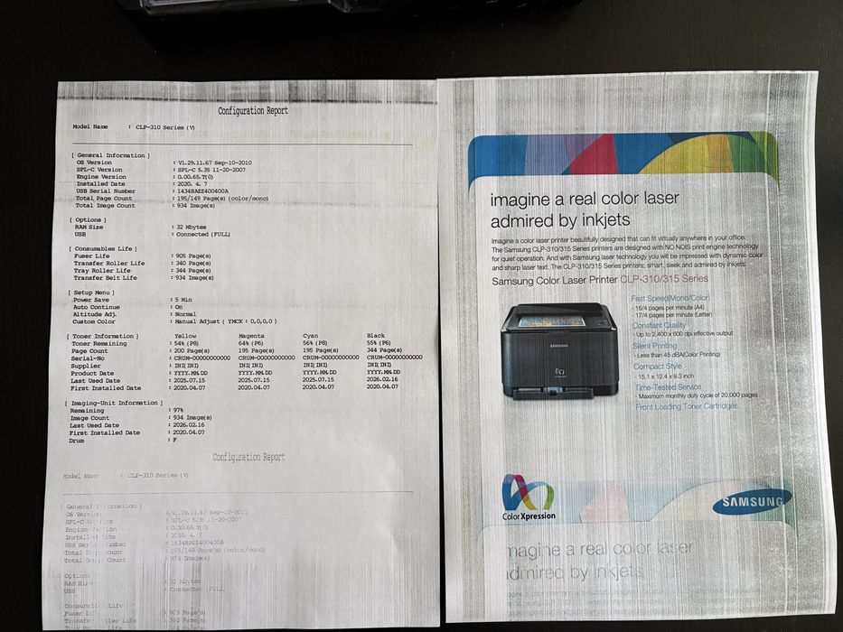 Imprimanta laser color Samsung CLP315