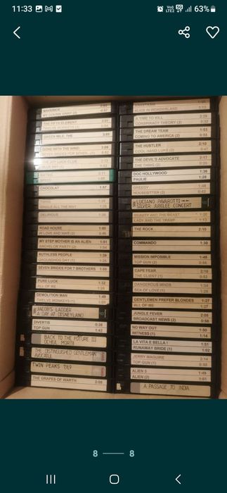 Casete video VHS Filme vechi