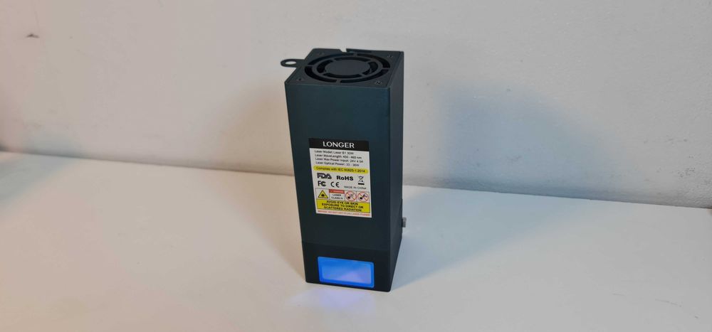 Лазерна машина за гравиране и рязане Longer B1 30W с Air Pump
