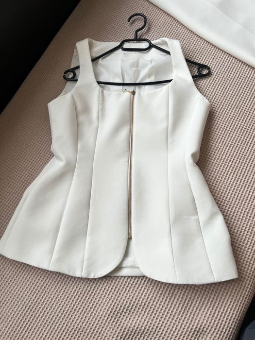 Комплект Зара бял