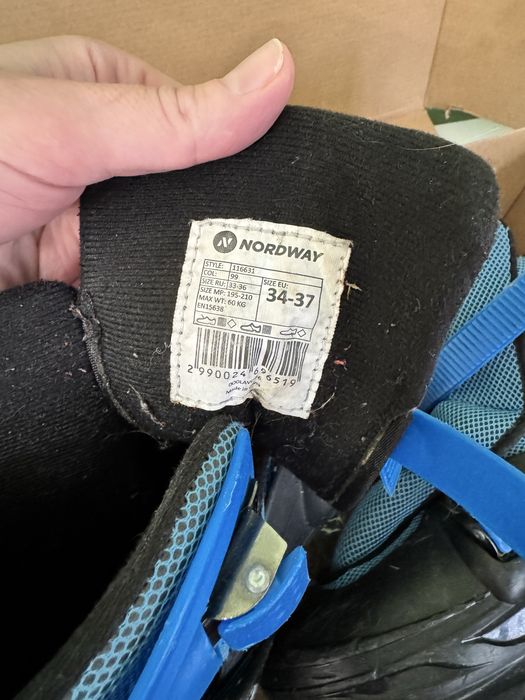 Детские коньки 34-37 размер