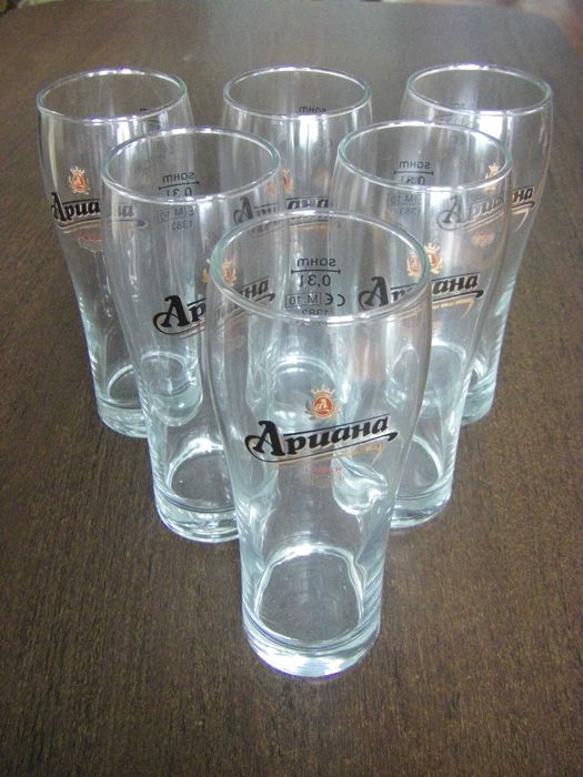 Комплекти бирени чаши Ариана, Загорка и Schofferhofer