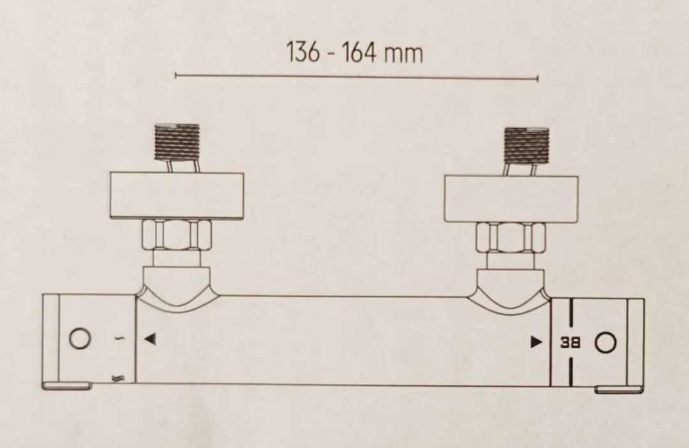 Смесител с кер. механизъм ВИДИМА или Термостатен смесител за душ. Нови