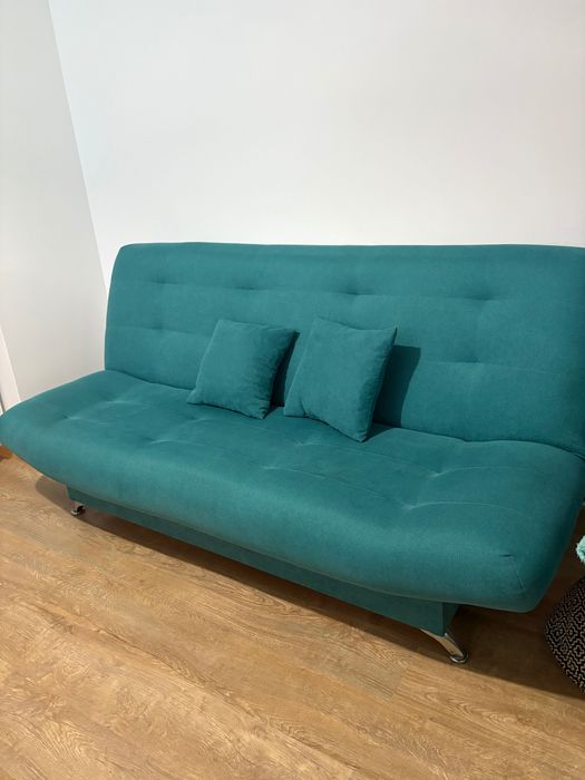 Canapea extensibila turcoaz