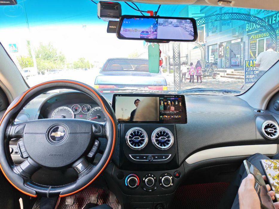 Монитор Nexia 3 учун 12.8 дюйм андроид 15 оригинал 4/64Г CarPlay